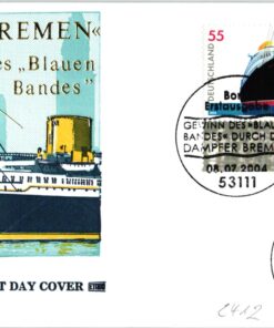 Deutschland 2004 FDC SST Mi. 2412 Bremen Blauen Bandes Dampfer