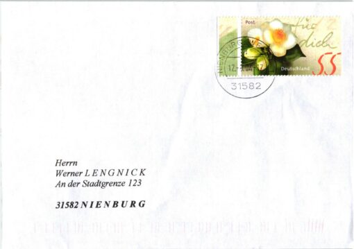 Deutschland 2004 FDC TST Mi. 2414 Kamelien Grüße