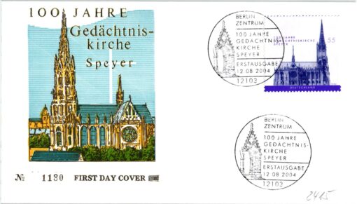 Deutschland 2004 FDC SST Mi. 2415 Gedächtniskirche Speyer
