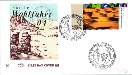 Deutschland 2004 FDC SST Mi. 2426 Wohlfahrt Wunderbare Welt Sahara