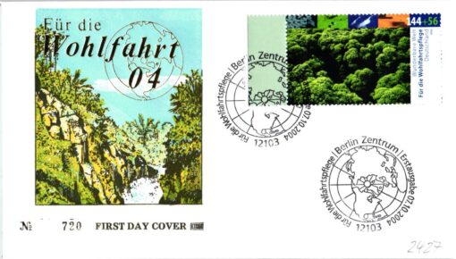 Deutschland 2004 FDC SST Mi. 2427 Wohlfahrt Wunderbare Welt Regenwald