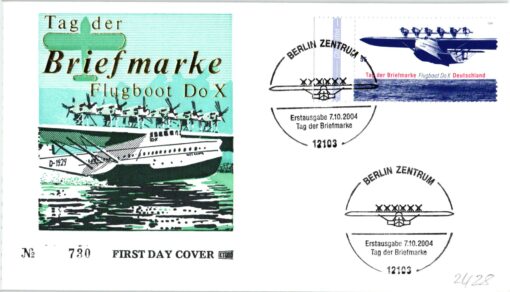 Deutschland 2004 FDC SST Mi. 2428 Flugboot DoX