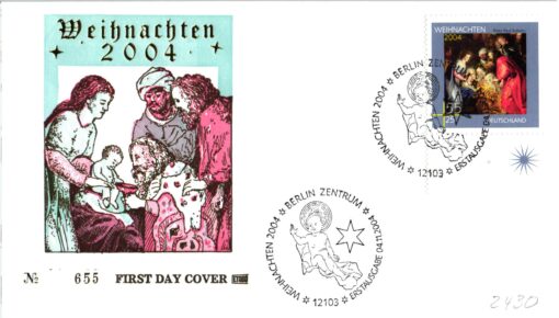 Deutschland 2004 FDC SST Mi. 2430 Weihnachten 2004