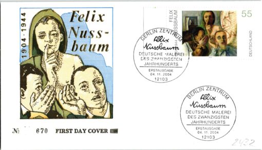 Deutschland 2004 FDC SST Mi. 2432 Felix Nussbaum Malerei