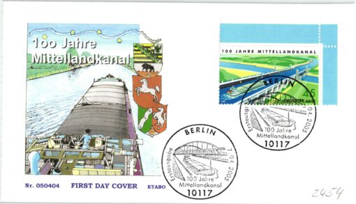 Deutschland 2005 FDC SST Mi. 2454 100 Jahre Mittellandkanal