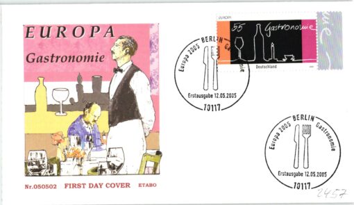 Deutschland 2005 FDC SST Mi. 2457 Europa Gastronomie