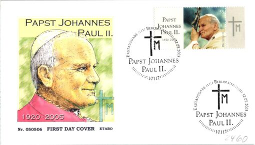 Deutschland 2005 FDC SST Mi. 2460 Johannes Paul II Papst