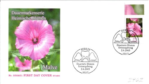 Deutschland 2005 FDC SST Mi. 2462 Dauerserie Blumen Malve