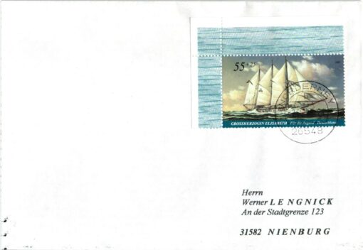 Deutschland 2005 FDC TST Mi. 2467 Jugend Schiffe Grossherzogin Elisabeth
