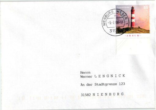 Deutschland 2008 FDC TST Mi. 2678 Leuchttürme Amrum [M2] 