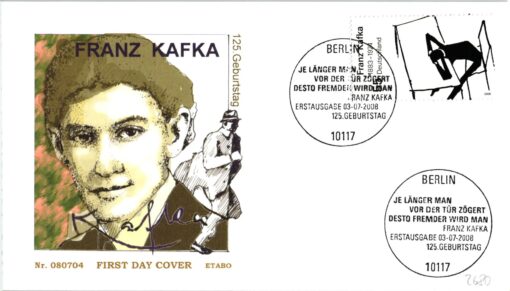 Deutschland 2008 FDC SST Mi. 2680 Franz Kafka [M2] 