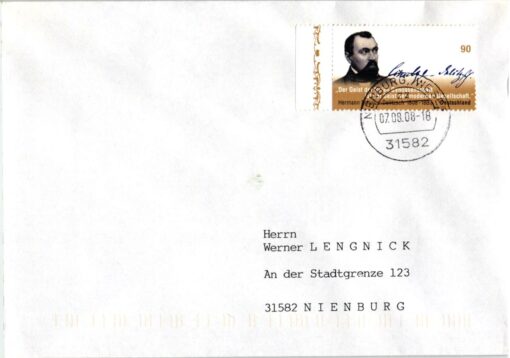 Deutschland 2008 FDC TST Mi. 2684 Hermann Schulze Delitzsch [M2] 