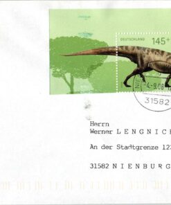 Deutschland 2008 FDC TST Mi. 2690 Dinosaurier Plateosaurus [M2] 