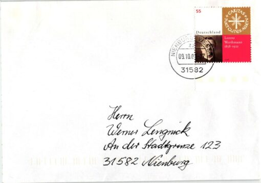 Deutschland 2008 FDC TST Mi. 2697 Lorenz Werthmann Caritas [M2] 