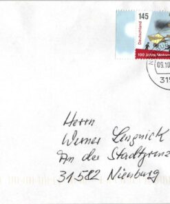 Deutschland 2008 FDC TST Mi. 2698 Hans Grade Motorflug [M2] 