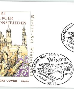 Deutschland 2008 FDC SST Mi. 2700 Winter Augsburger Religionsfrieden [M2] 