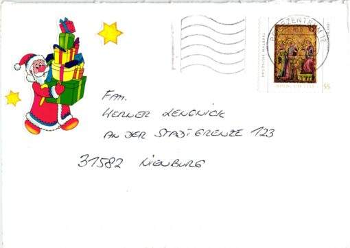 Deutschland 2008 Bedarfsbrief Mi. 2701 Winter Malerei Drei Könige [M2] 