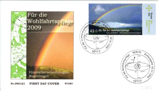 Deutschland 2009 FDC SST Mi. 2707 Wohlfahrt Regenbogen [M2] 