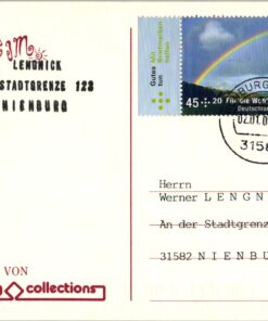 Deutschland 2009 FDC TST Mi. 2707 Wohlfahrt Regenbogen [M2] 