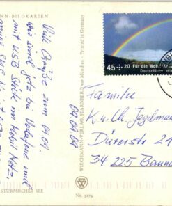 Deutschland 2009 Karte Bedarf Mi. 2707 Wohlfahrt Regenbogen [M2] 