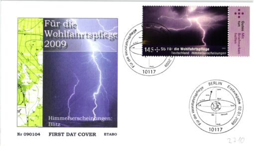 Deutschland 2009 FDC SST Mi. 2710 Wohlfahrt Blitz [M2] 