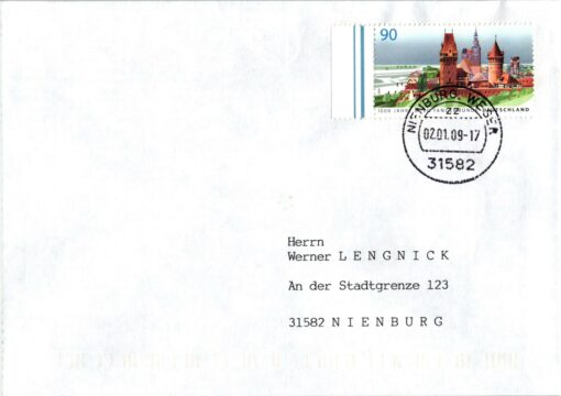 Deutschland 2009 FDC TST Mi. 2712 Burg Tangermünde [M2] 