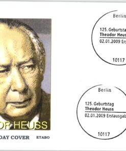 Deutschland 2009 FDC SST Mi. 2714 Theodor Heuss [M2] 