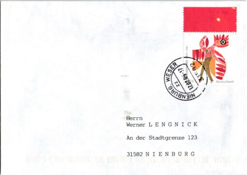Deutschland 2009 FDC TST Mi. 2722 HAP Grieshaber Feuervogel [M2] 