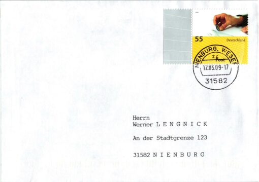 Deutschland 2009 FDC TST Mi. 2723 Post Absender [M2] 