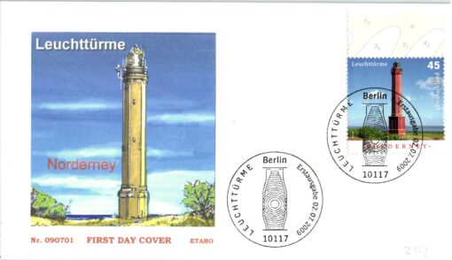 Deutschland 2009 FDC SST Mi. 2742 Leuchtturm Norderney [M2] 