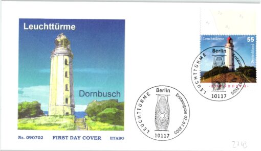 Deutschland 2009 FDC SST Mi. 2743 Leuchtturm Dornbusch [M2] 