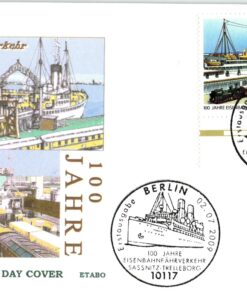 Deutschland 2009 FDC SST Mi. 2746 Eisenbahn Fährverkehr Sassnitz Trelleborg [M2] 