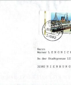Deutschland 2009 FDC TST Mi. 2746 Eisenbahn Fährverkehr Sassnitz Trelleborg [M2] 