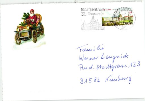 Deutschland 2009 Bedarfsbrief Mi. 2747 Universität Leipzig selbstklebend [M2] 