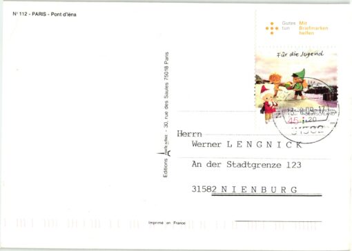 Deutschland 2009 FDC TST Mi. 2748 Jugend Sandmännchen Ostseestrand [M2] 