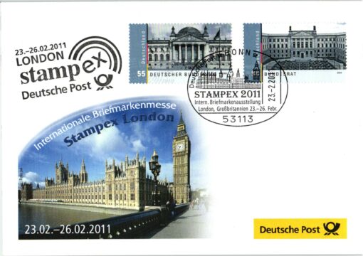 Deutschland 2009 Sonderstempel Mi. 2757-2758 SST Lodon Stampex 2011 [M2] 