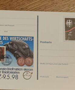 Deutschland PSo 52 Ludwig Erhard 1997 Messe Essen 1998 postfrisch 
