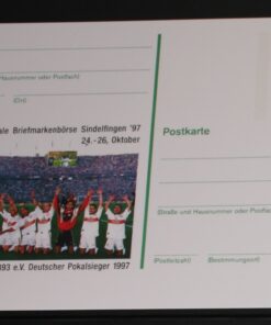Deutschland PSo 50 Sepp Herberger 1997 VfB Stuttgart Pokalsieger postfrisch 