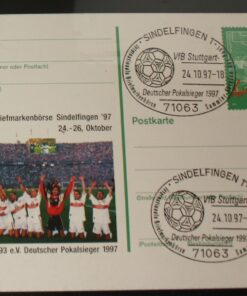 Deutschland PSo 50 Sepp Herberger 1997 VfB Stuttgart Pokalsieger SST Sindelfingen VfB Stuttgart Pokal Sieger