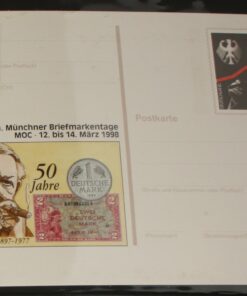 Deutschland PSo 51 Ludwig Erhard 1997 Münchner Briefmarkentage 1998 postfrisch 