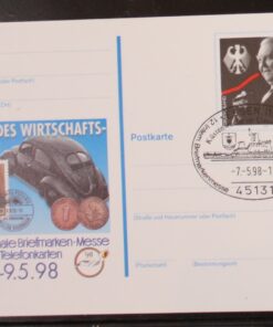 Deutschland PSo 52 Ludwig Erhard 1997 Messe Essen 1998 SST Essen Küstenwache Umweltschutz