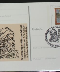 Deutschland PSo 66 Hildegard von Bingen 1998 Johannes Gutenberg SST Koblenz Geburtstag Gutenberg Erfinder Druckes 2000