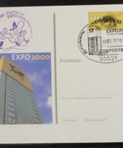 Deutschland PSo 69 Expo Hannover 2000 Expo 2000 SST Hannover Postbox