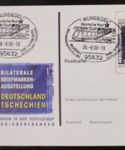 Deutschland PSo 70 Adalbertus 2000 Ostropa 2000 SST Wunsiedel Ostropa Tour 2000