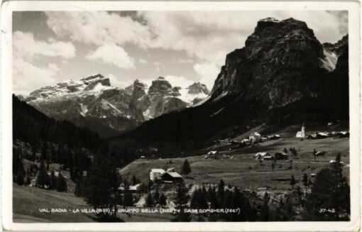 Val Badia - La Villa gruppo Sella e Sass Songher;  Südtirol