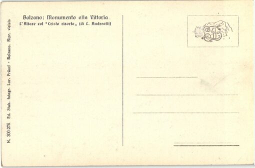 Bolzano Monumeto alla Vittoria, Cristo risorto, Siegesdenkmal Bozen; Lorenz Fränzl; Südtirol – Bild 2