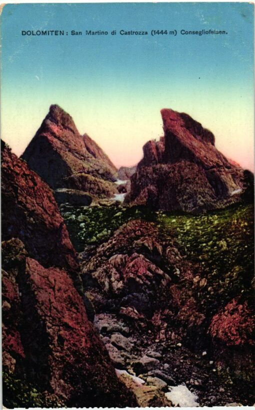 Dolomiten San Martino di Castrozza, Feldpost; 1915; Gerstenberger und Müller; Südtirol