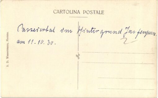 Strada del Giovo Passeiertal Jaufenstraße; 1930; Wassermann; Südtirol – Bild 2