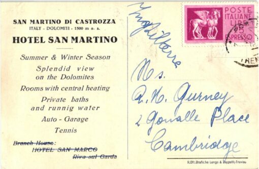 S. Martino di Castrozza Hotel; Gadenz; Südtirol – Bild 2