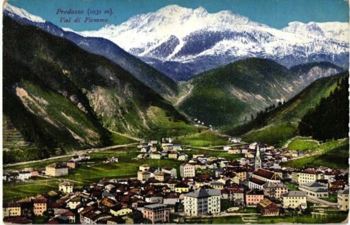 Predazzo, Val di Fiemme Zensur Tirol Austria; 1915; Amonn Bozen; Südtirol